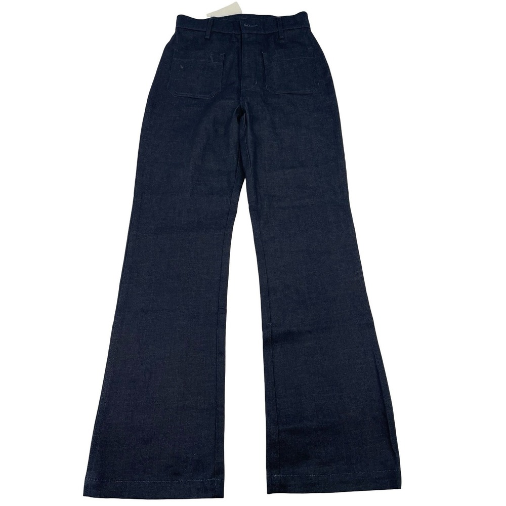 DOEN Women's Jeans Wide Leg Indigo Blue Italian Cotton Size 26